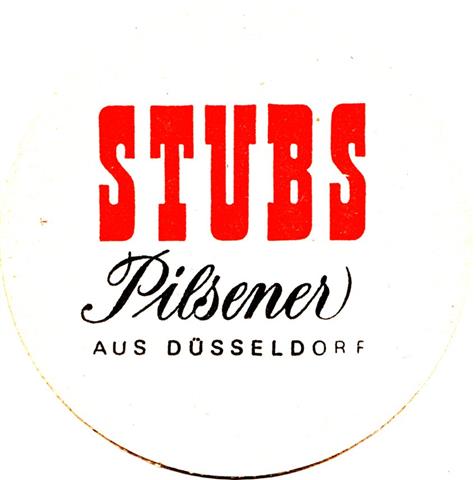 dsseldorf d-nw schlsser stubs 2b (rund215-stubs pilsener-schwarzrot)